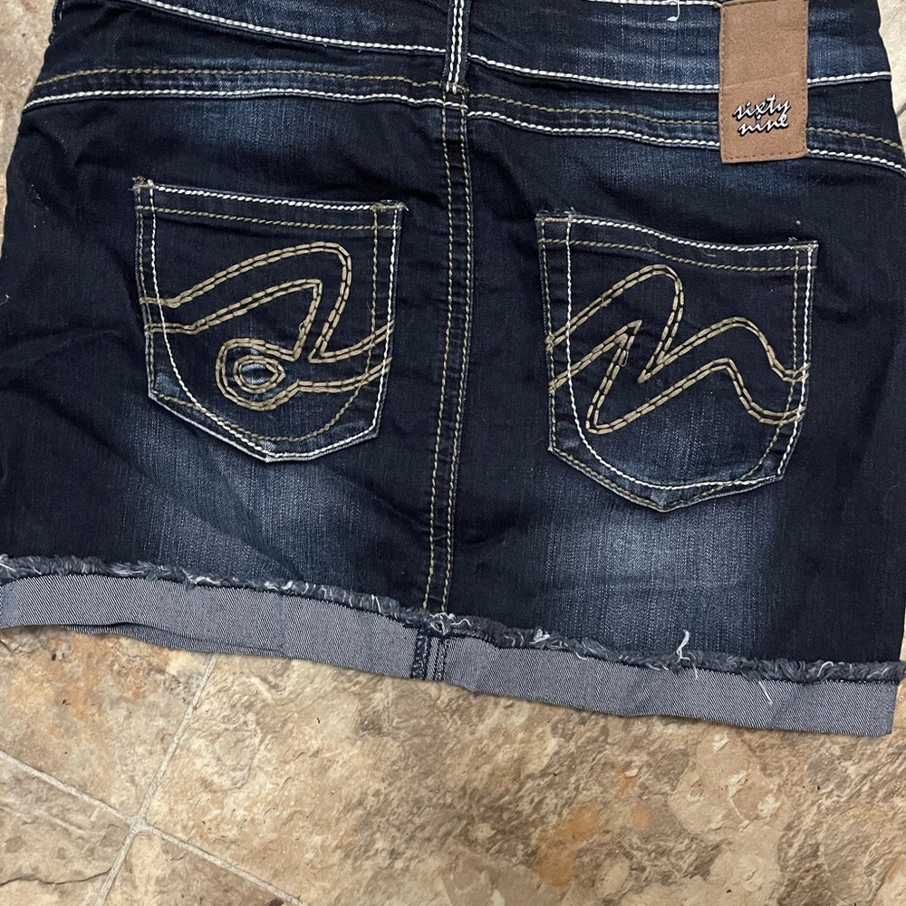Warehouse one jean skirt